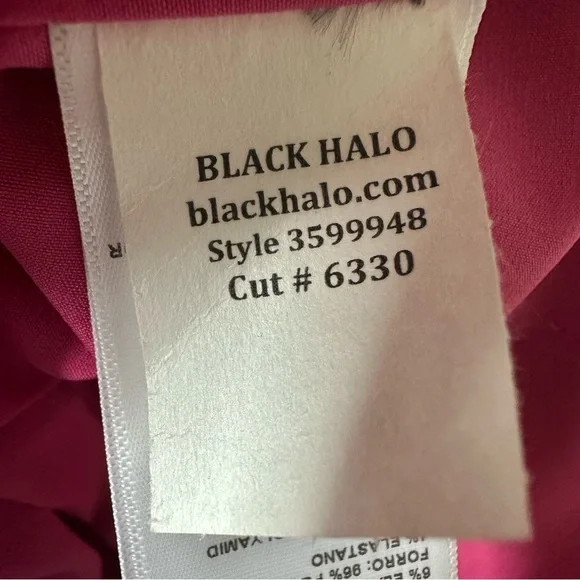 Anthropologie Black Halo Mystic Sheath Pink Bow Dress - Picture 11 of 11